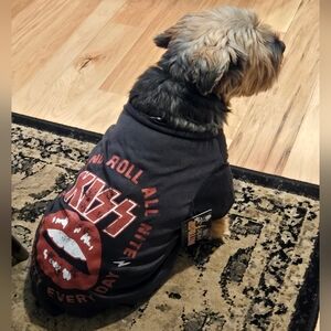 KISS Band Vintage Style Dog Shirt L